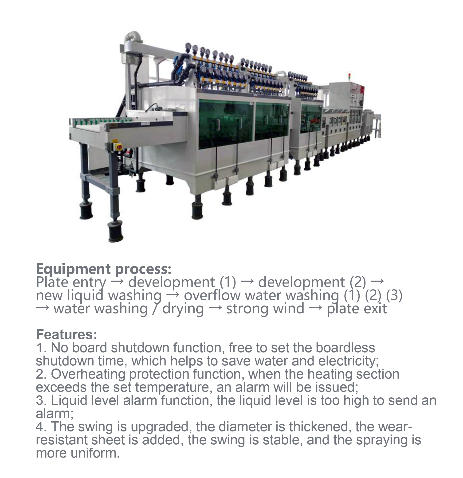  PCB Production Line Metal/PCB Developing Machine