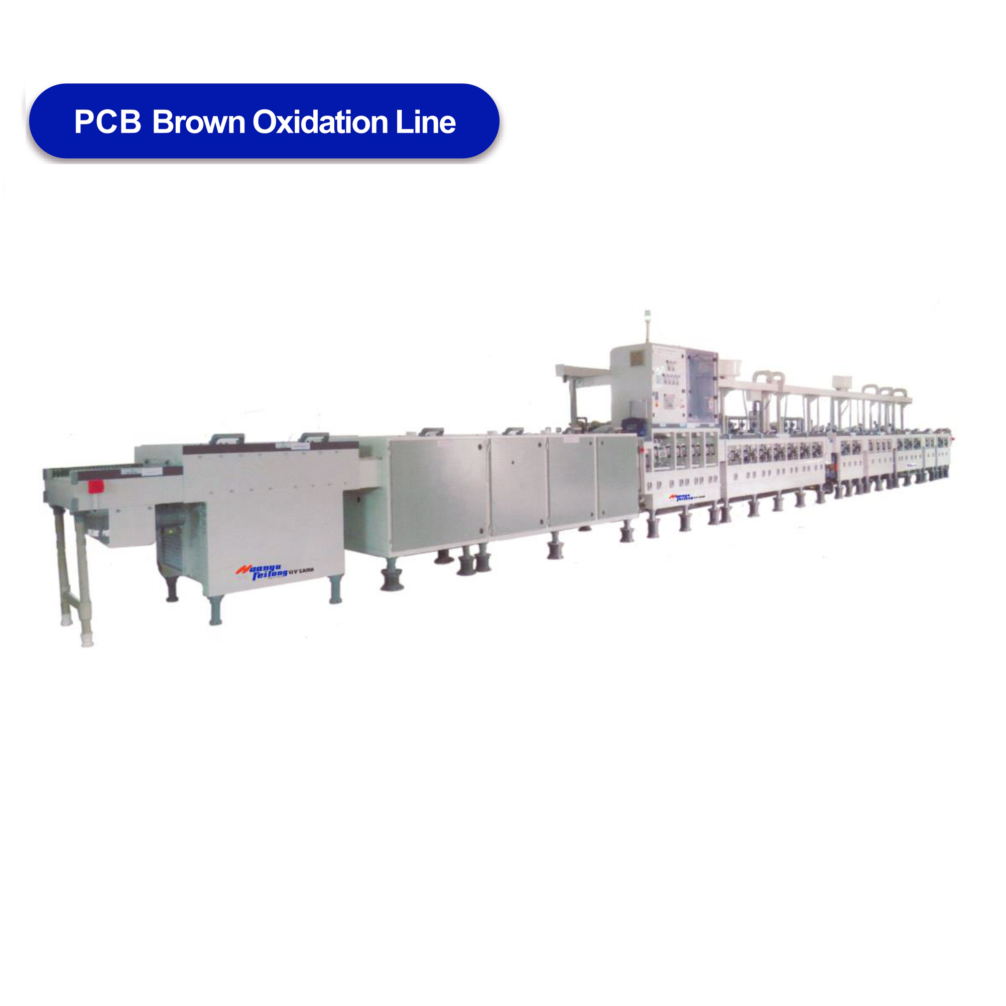 PCB Production Line Wet Process Equipment PCB Brown Oxidation Line