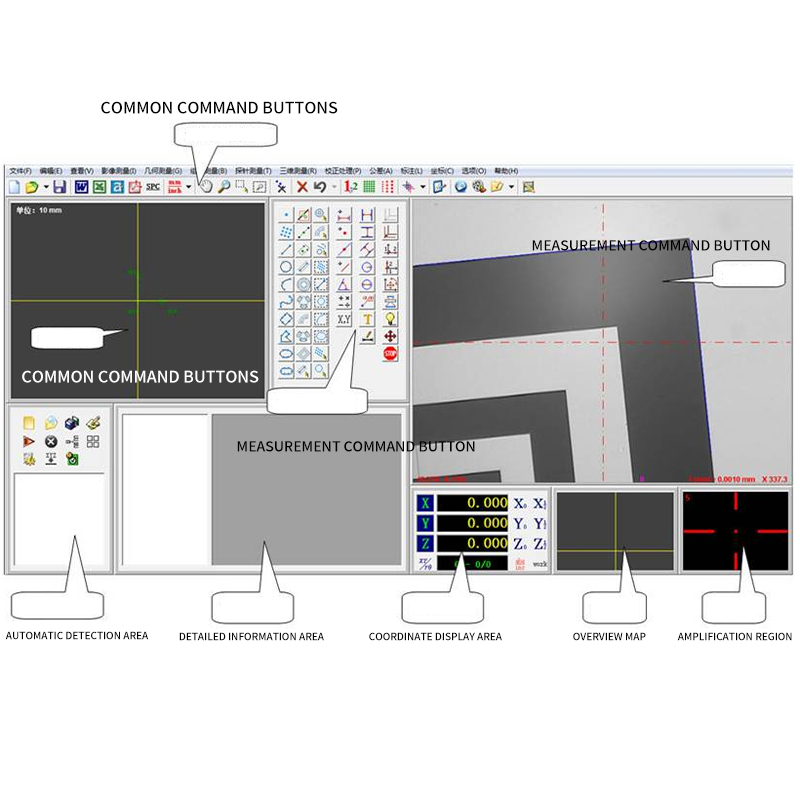 PCB Testing Equipment Metallographic Microscope for PCB Board 
