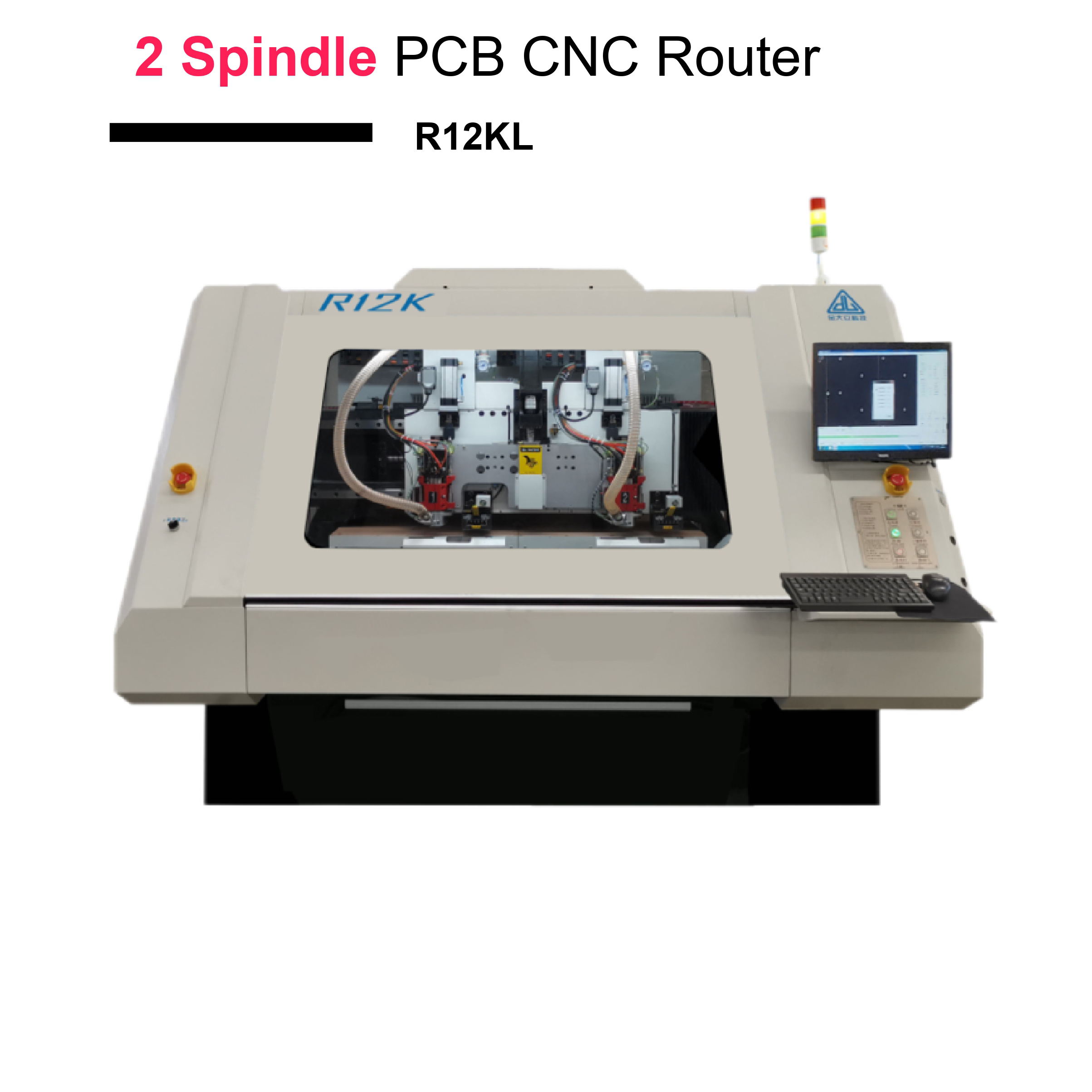 2 Spindle Routing Machine 5kw 60000rpm routing machine